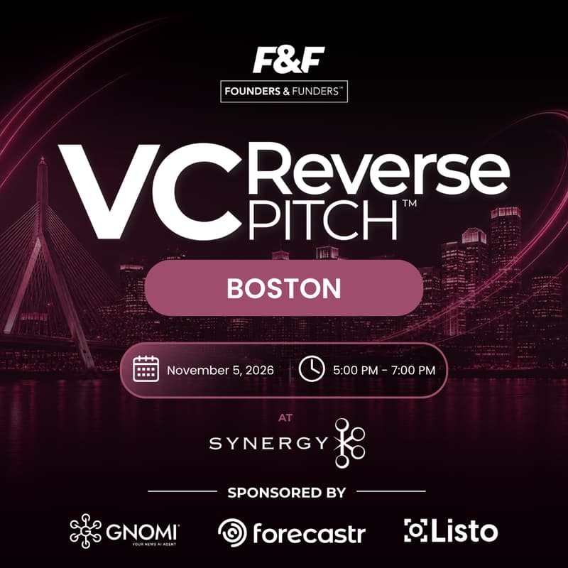 Cover Image for Founders & Funders: BOS VC Reverse Pitch™