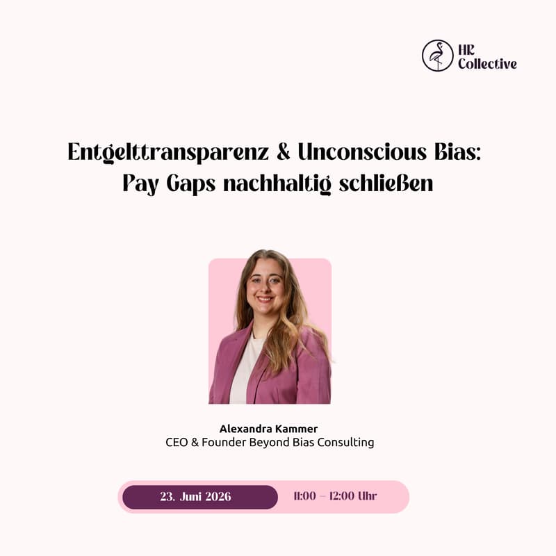 Cover Image for Entgelttransparenz & Unconscious Bias: Pay Gaps nachhaltig schließen