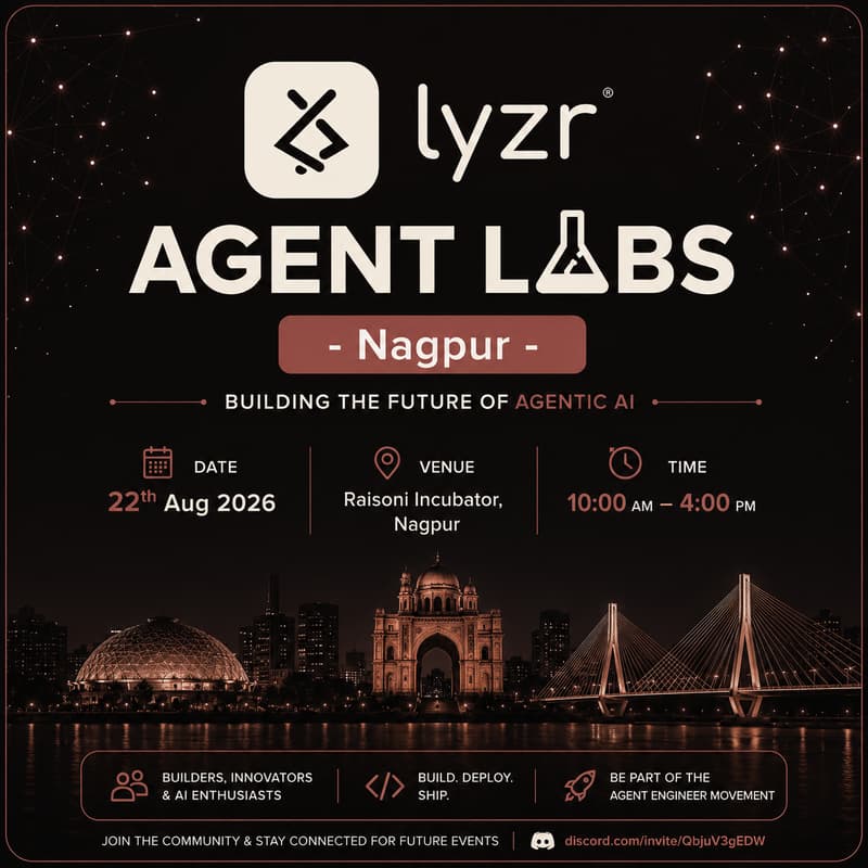 Cover Image for Lyzr Agent Labs - Nagpur