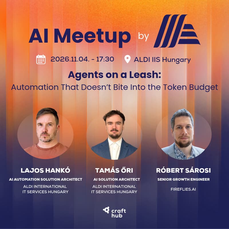 Cover Image for AI Meetup by ALDI International IT Services Hungary