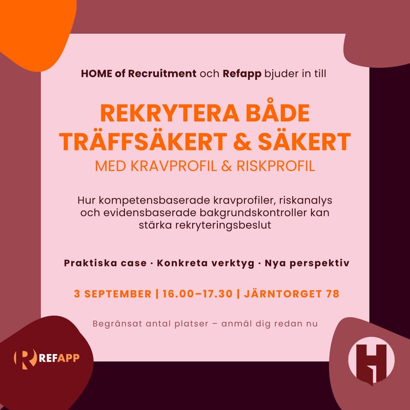 Cover Image for Rekrytera träffsäkert och säkert