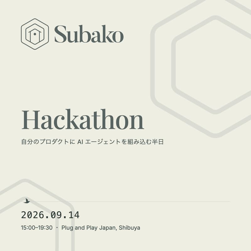 Cover Image for Subako.AI Hackathon