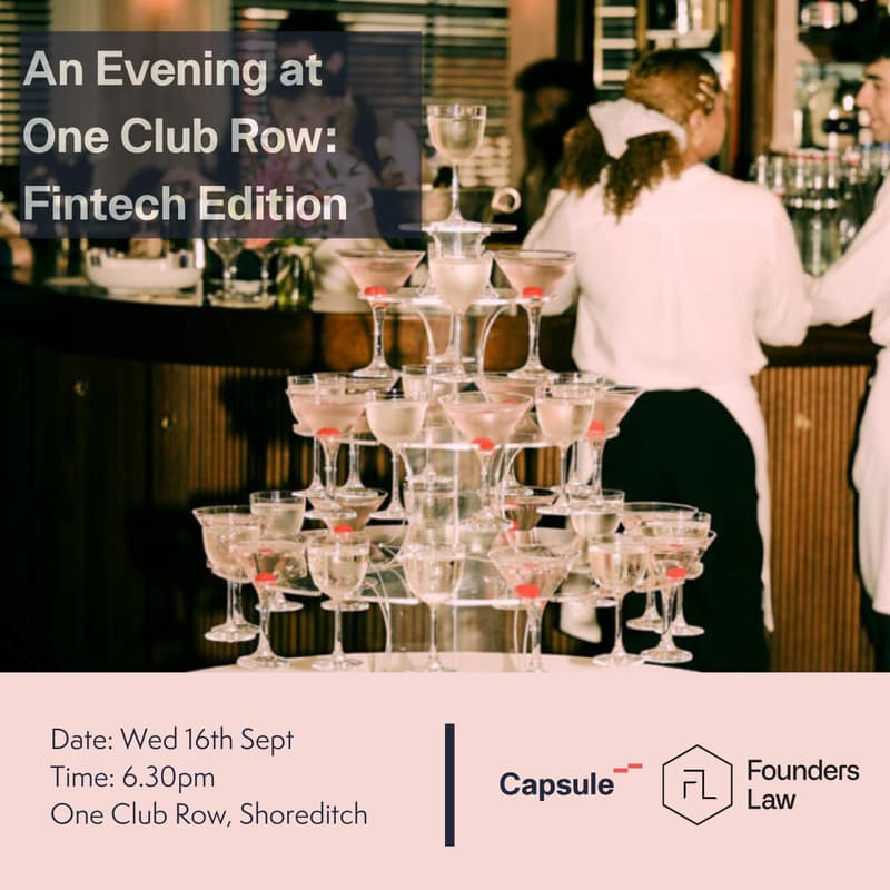 Cover Image for An Evening at One Club Row: Fintech Edition