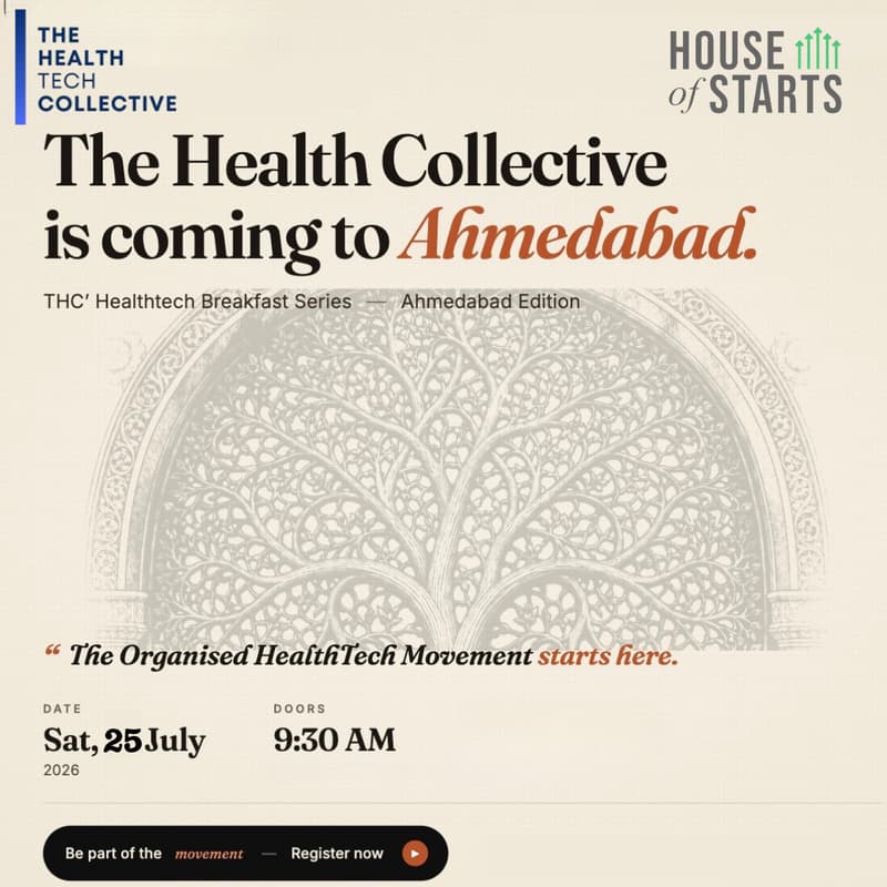 Cover Image for THC' Healthtech Breakfast Series — Ahmedabad Edition