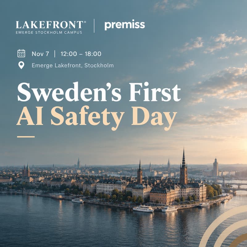 Cover Image for Sweden's First AI Safety Day