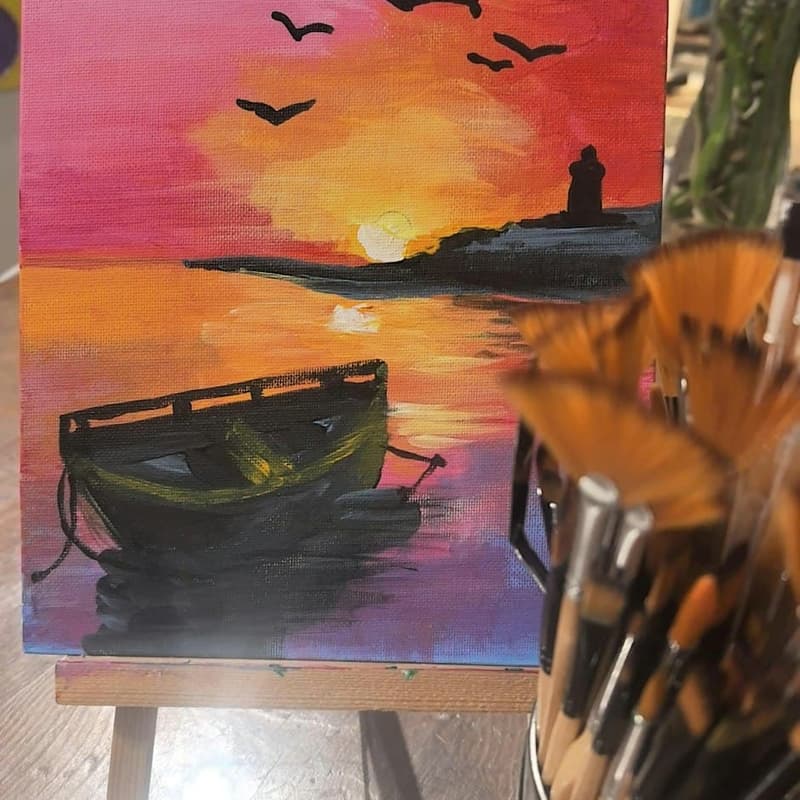 Cover Image for The Creative Reset (Outlined Canvas Painting)