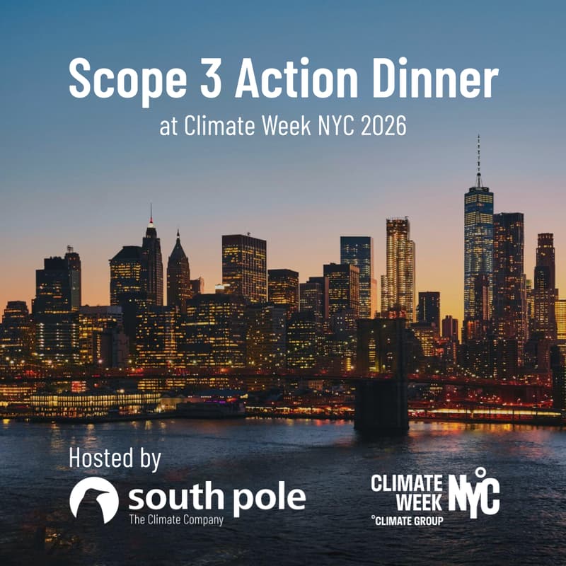 Cover Image for Scope 3 Action: Exclusive Climate Week NYC Dinner