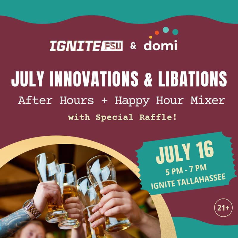 Cover Image for July Innovations & Libations | IGNITE Tallahassee