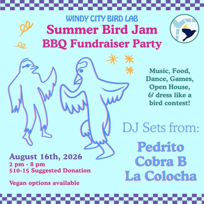 Cover Image for Summer Bird Jam - BBQ Fundraiser Party