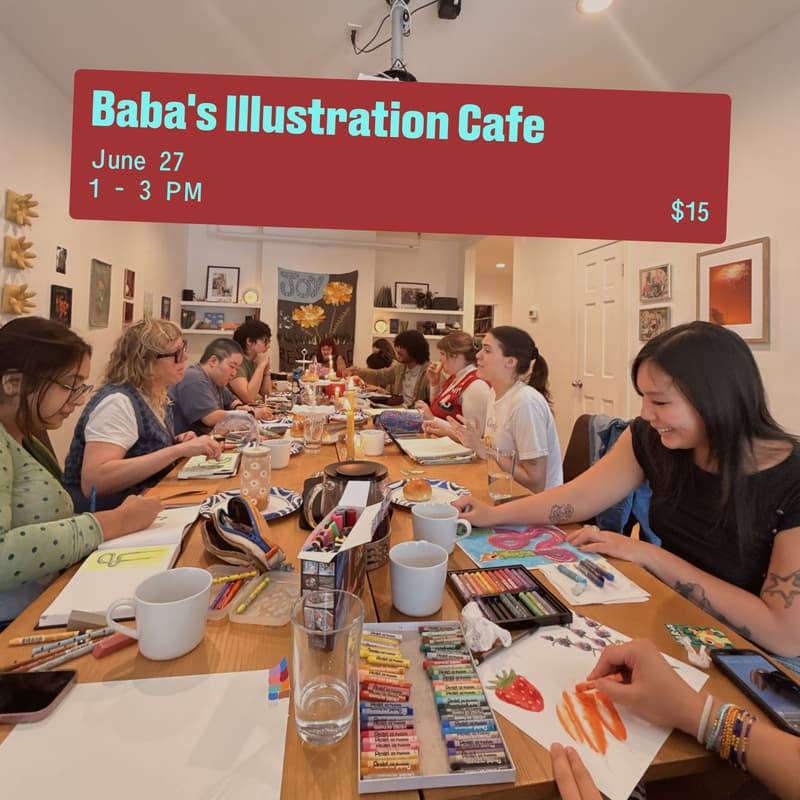 Cover Image for Baba's Illustration Cafe