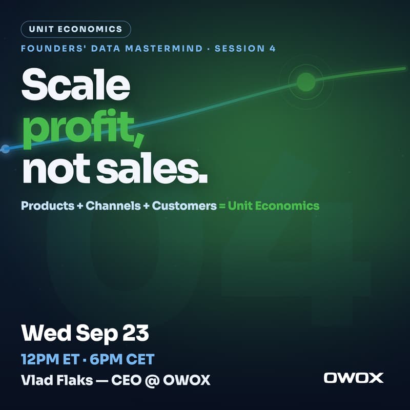 Cover Image for Session #4 – Unit Economics – Scale Profit, Not Sales