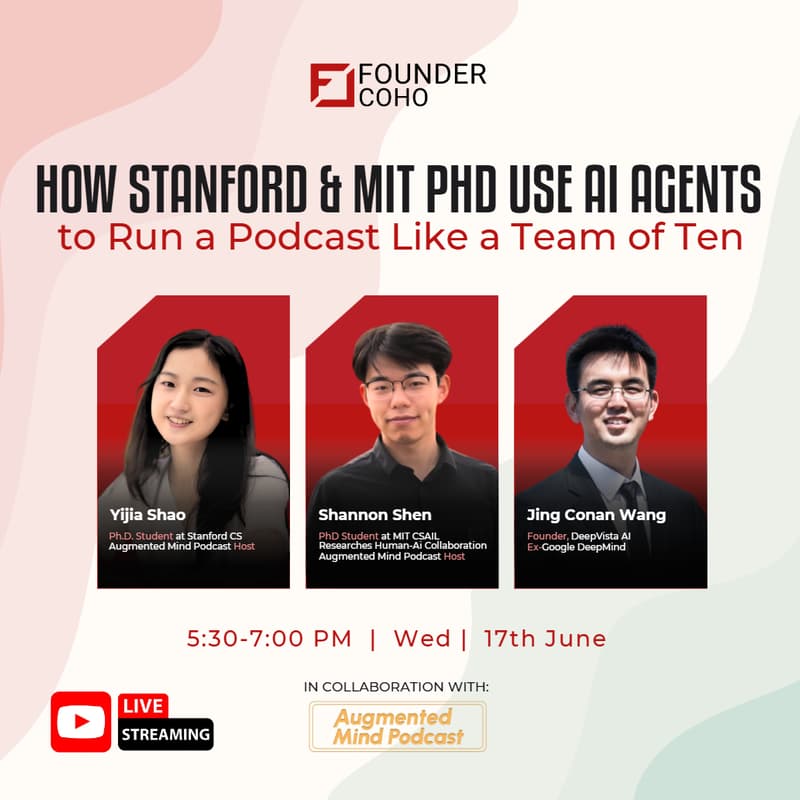 Cover Image for How Stanford & MIT PhD Use AI Agents to Run a Podcast Like a Team of Ten