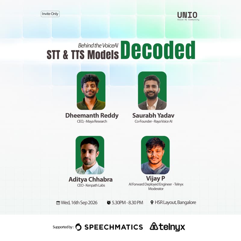Cover Image for Behind the VoiceAI: STT & TTS Models Decoded
