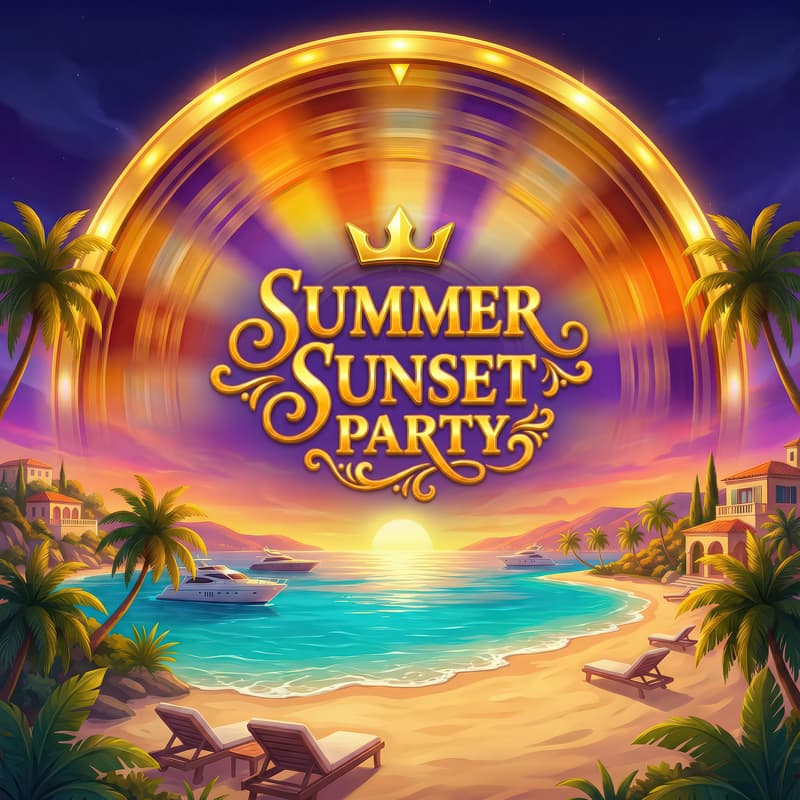 Cover Image for Summer Sunset Party with Amusnet Gaming