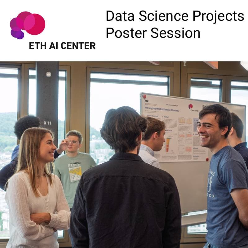Cover Image for ETH AI Center Data Science Projects Poster Session, Spring 2026