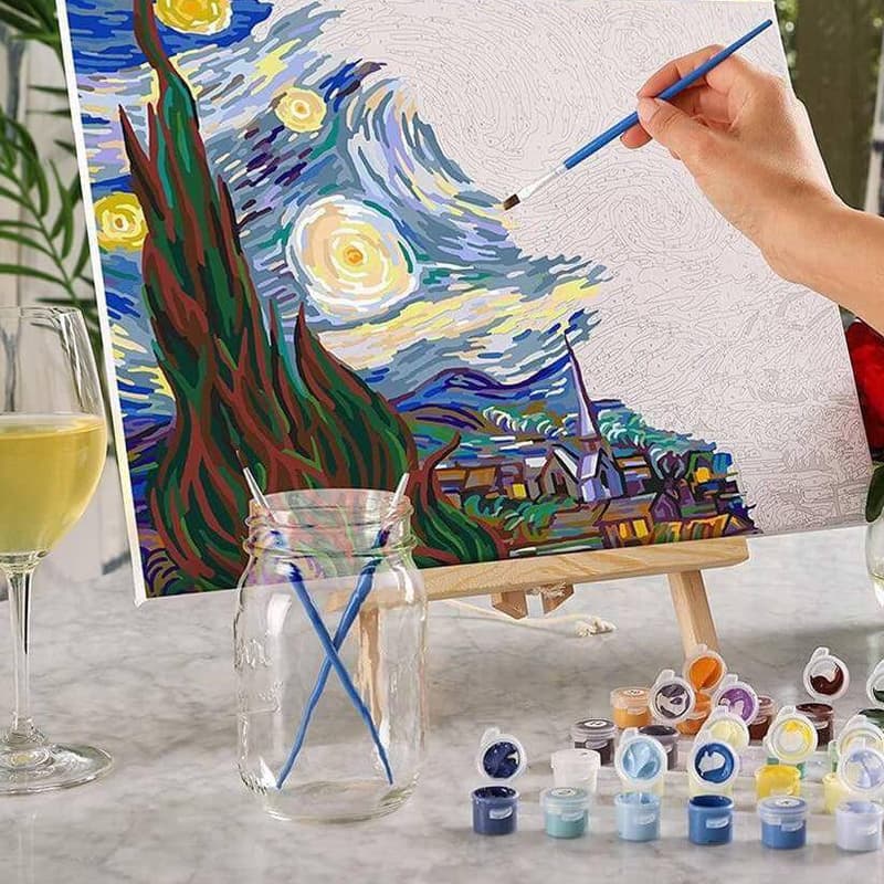 Cover Image for Creative Nomads: Paint by numbers