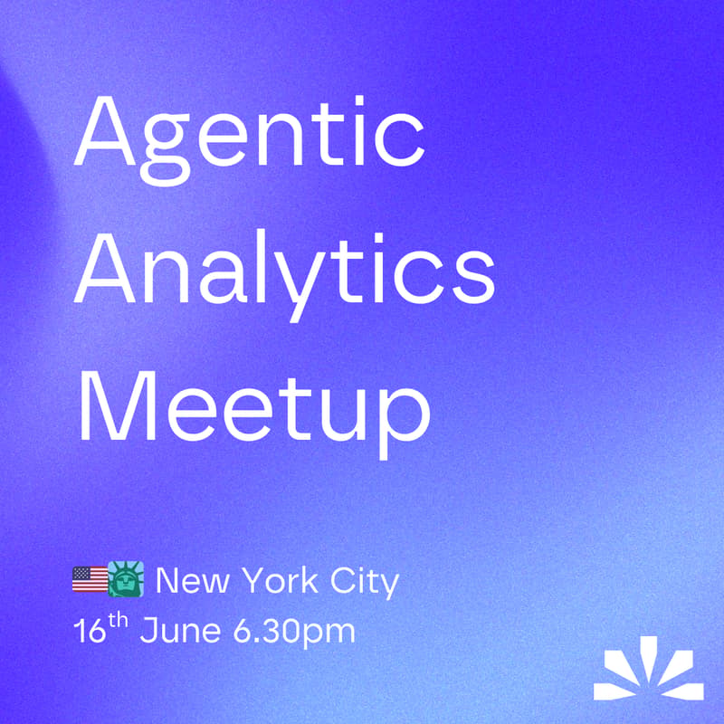Cover Image for Agentic analytics meetup New York