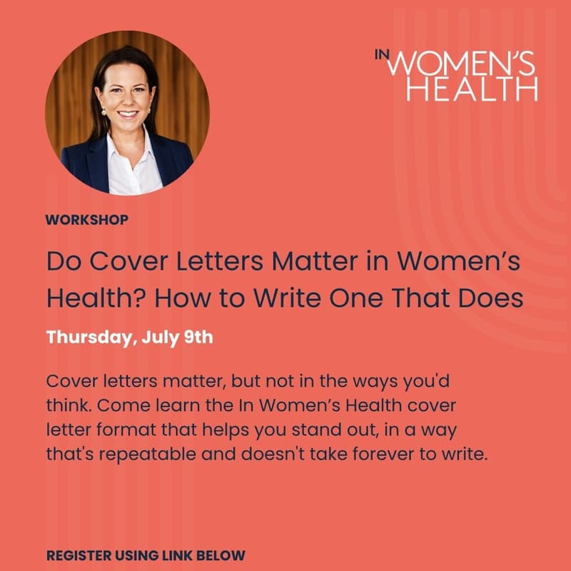 Cover Image for Do Cover Letters Matter in Women’s Health? How to Write One That Does