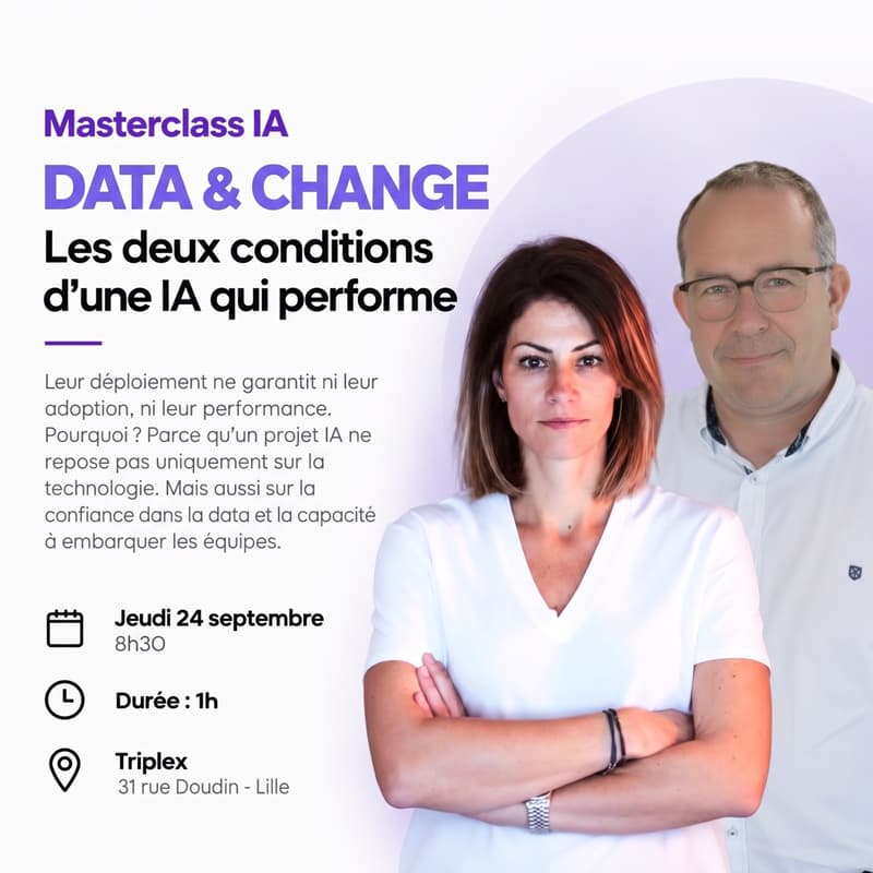 Cover Image for Masterclass - DATA & CHANGE : Les deux conditions d'une IA qui performe
