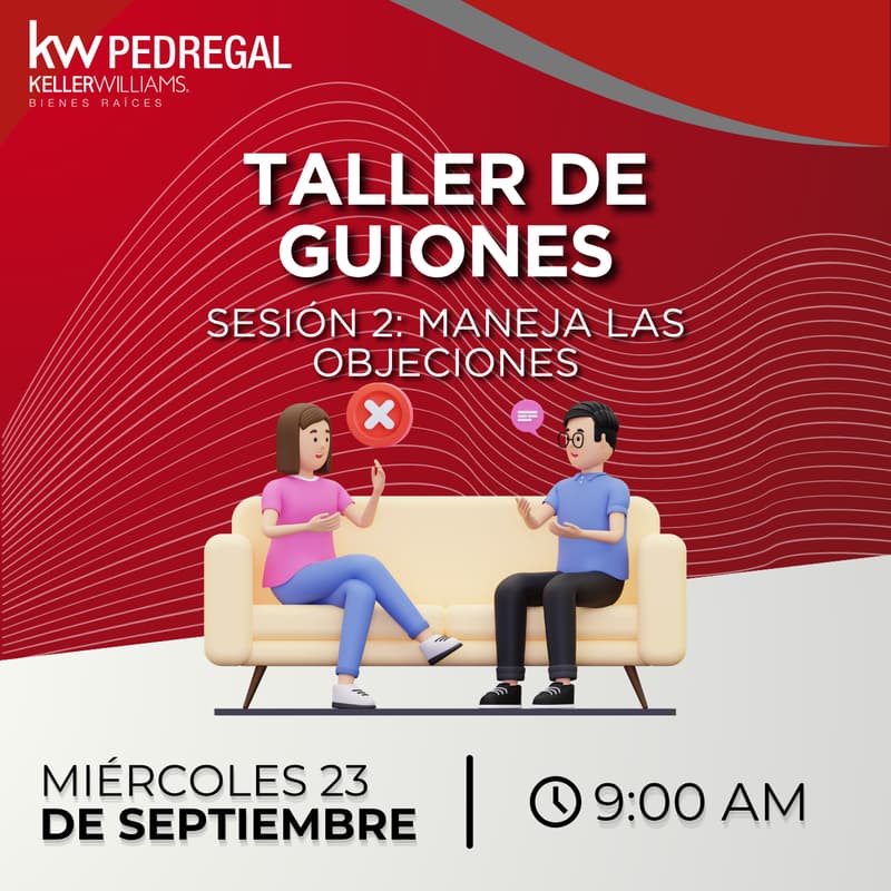 Cover Image for GUIONES, OBJECIONES Y CONVERSACIONES INMOBILIARIAS / SESIÓN 2 / MANEJA LAS OBJECIONES