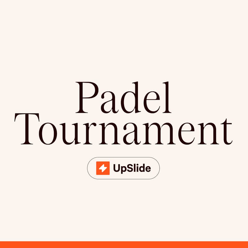 Cover Image for UpSlide's Padel Tournament