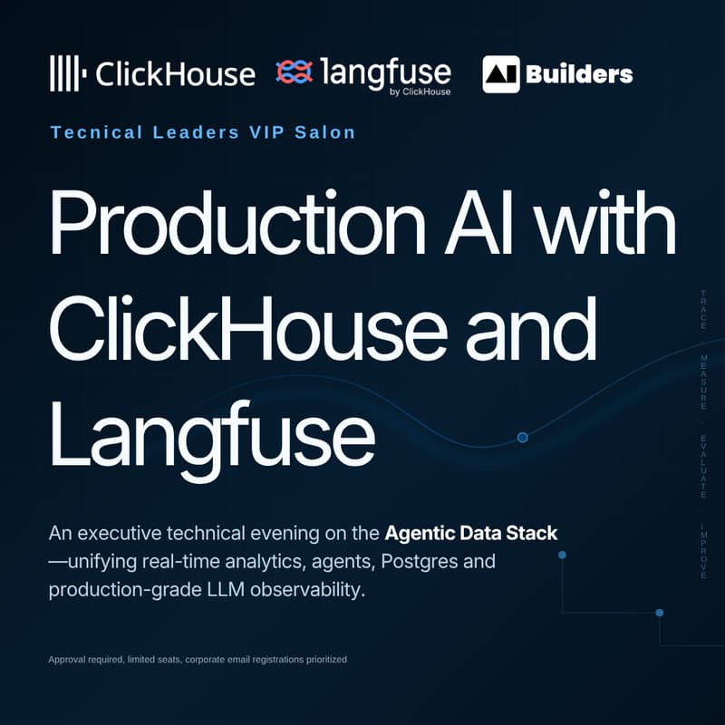 Cover Image for VIP Salon: Production AI with ClickHouse and Langfuse
