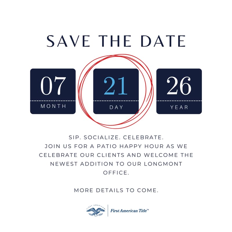 Cover Image for Save the Date!