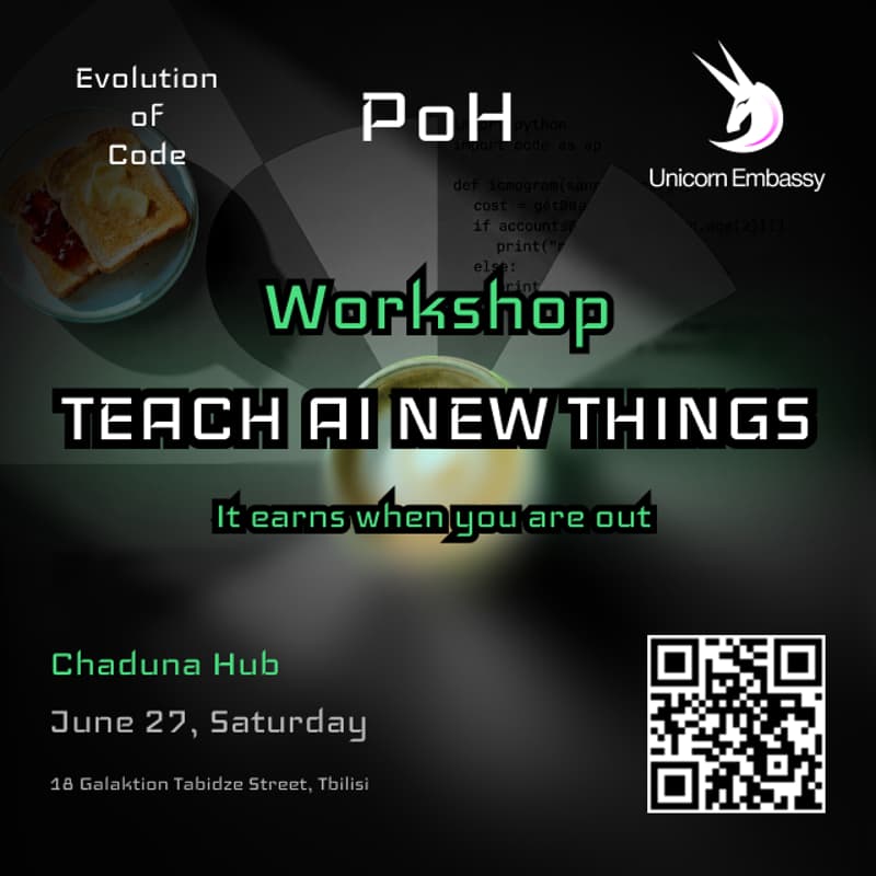 Cover Image for Workshop: TEACH AI NEW THINGS