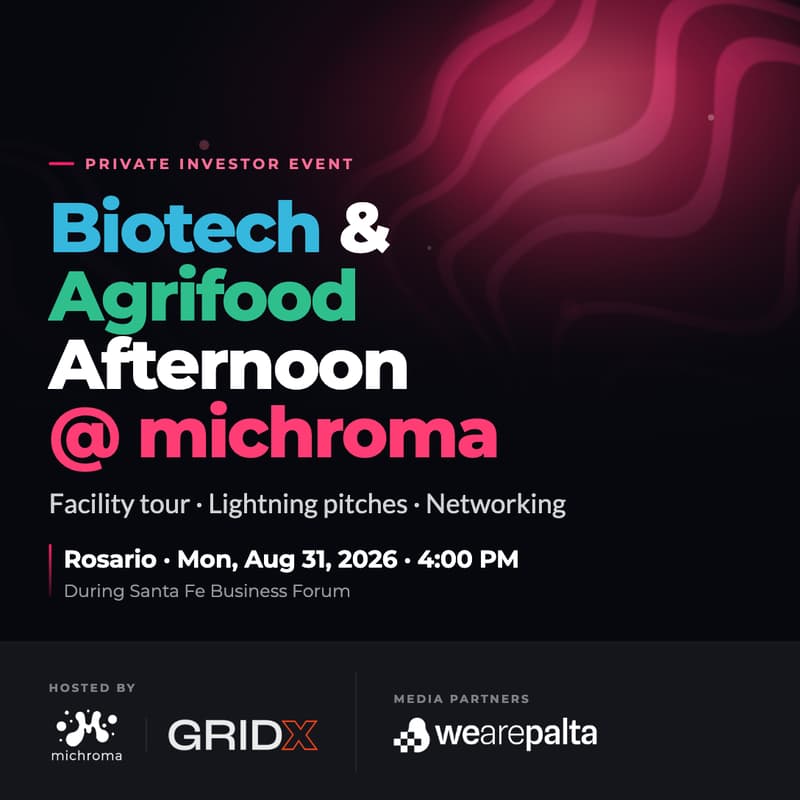 Cover Image for Biotech & Agrifood Afternoon @ Michroma — Rosario 🧬