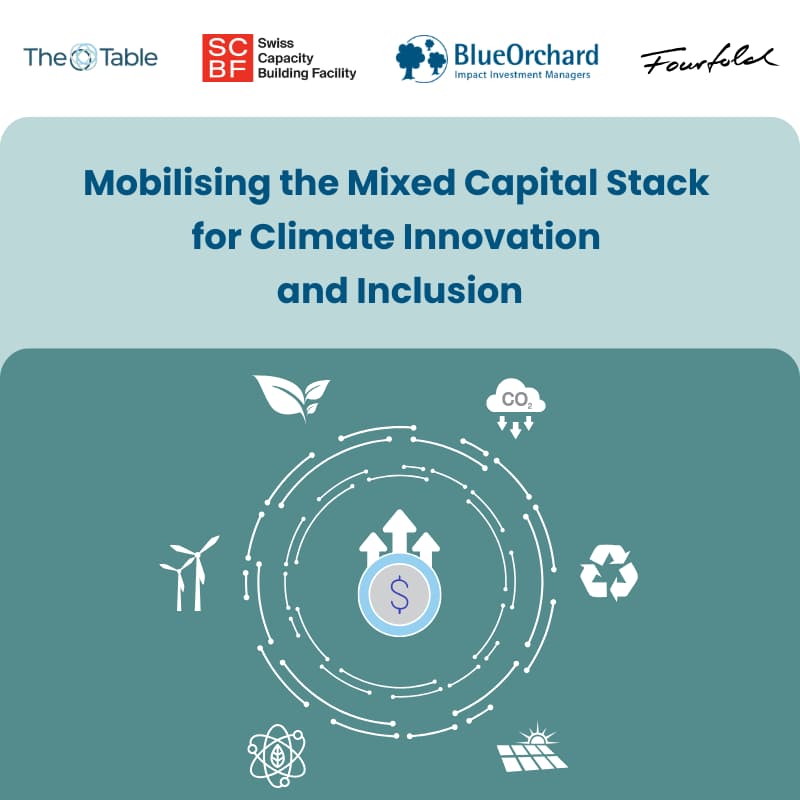 Cover Image for Mobilising the Mixed Capital Stack for Climate Innovation and Inclusion