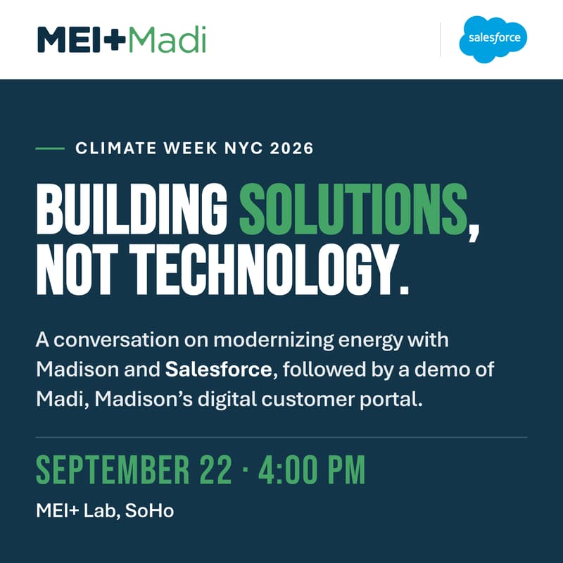 Cover Image for MEI x Salesforce at Climate Week NYC