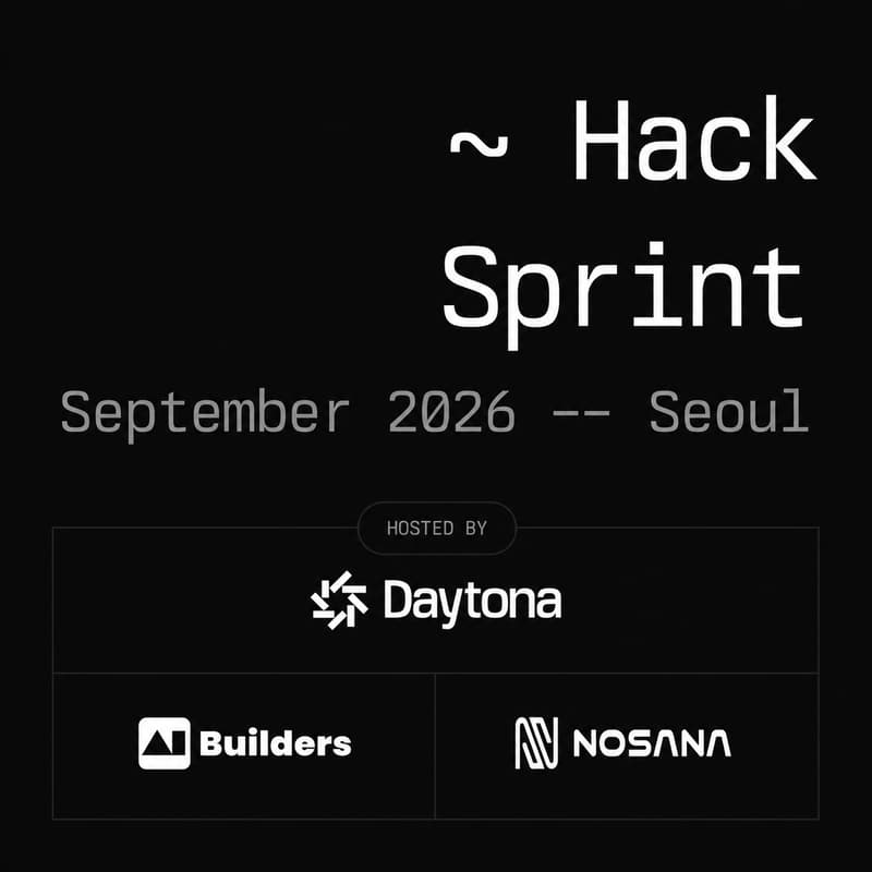 Cover Image for Daytona HackSprint Seoul 해커톤