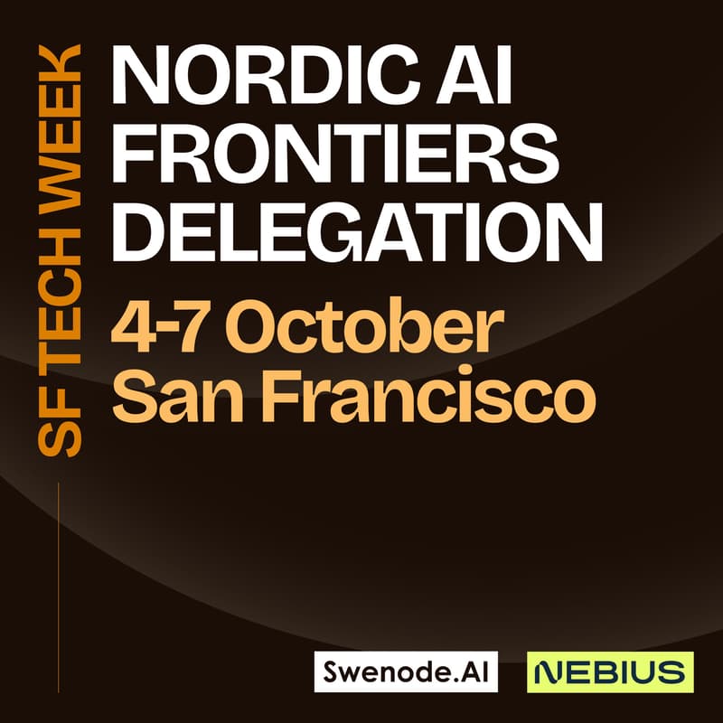 Cover Image for Nordic AI Frontiers @ SF TECH WEEK