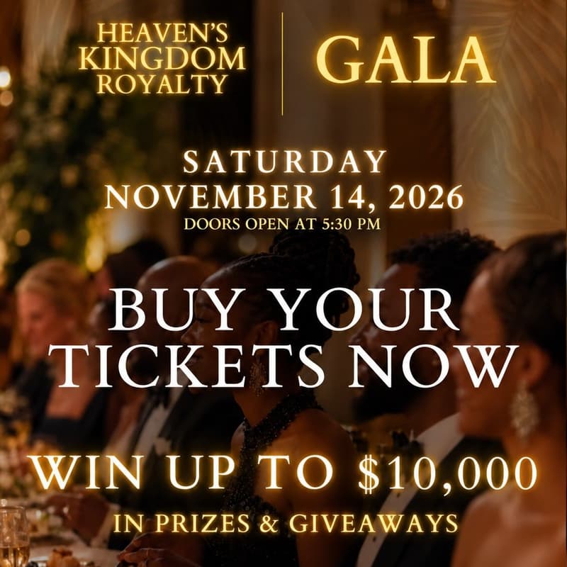 Cover Image for Heaven's Kingdom Royalty Fundraiser Gala