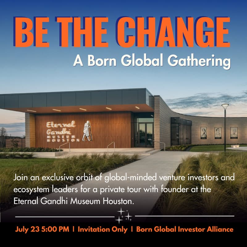 Cover Image for BE THE CHANGE: A Born Global Gathering at the Eternal Gandhi Museum Houston