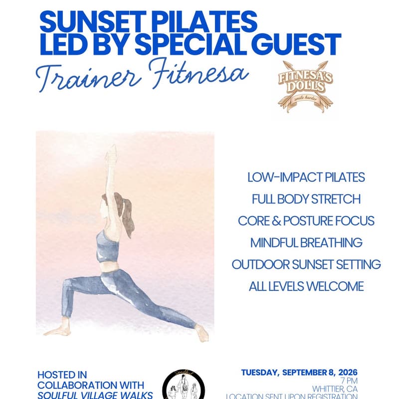Cover Image for Sunset Pilates w/ Trainer Fitnesa