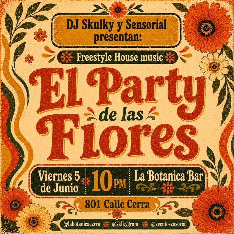 Cover Image for El Party de las Flores