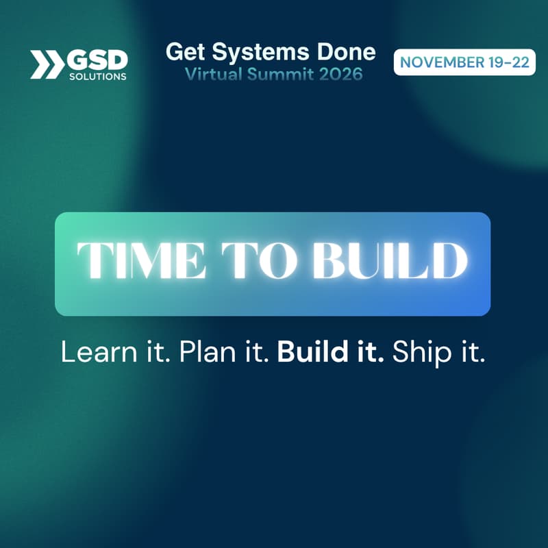 Cover Image for Time to Build: GSD Summit 2026