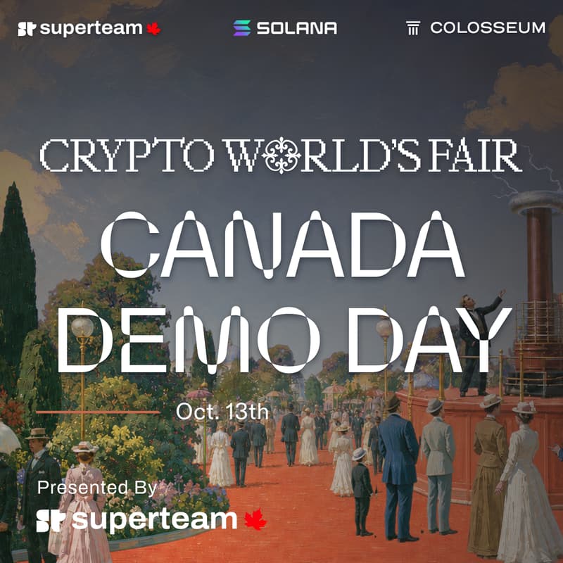Cover Image for Canada Demo Day Watch Party: Colosseum Crypto World's Fair