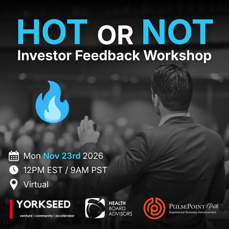 Cover Image for HOT or NOT: Is your startup fundable or just interesting?: WOMEN'S HEALTH