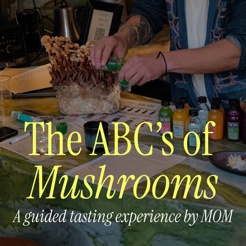Cover Image for The ABC’s of Mushrooms: A Guided Tasting Experience at Wheelhouse with Mom