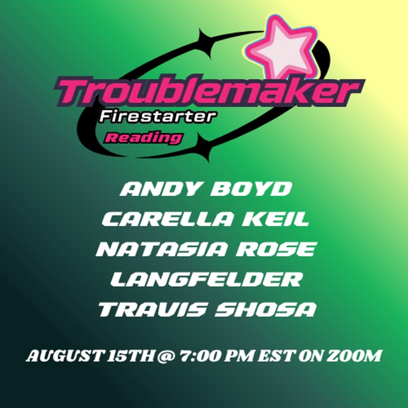 Cover Image for Troublemaker Firestarter Reading #12
