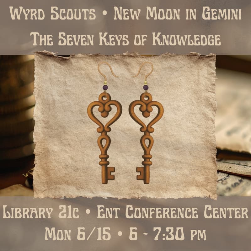 Cover Image for Gemini New Moon • Air • The Seven Keys of Knowledge