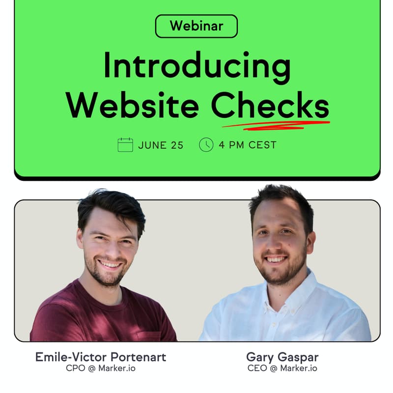 Cover Image for Webinar #3: Introducing Website Checks