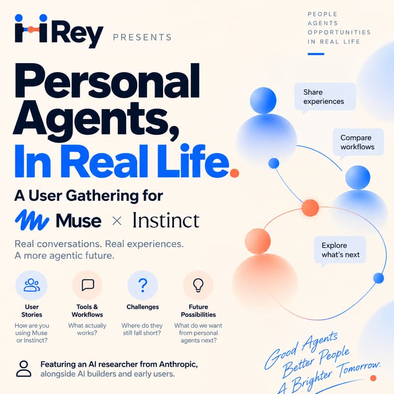 Cover Image for Al Agent User Gathering: Personal Agents, In Real Life