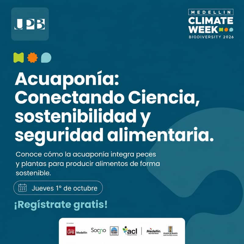 Cover Image for Acuaponía: Conectando Ciencia, sostenibilidad y seguridad alimentaria