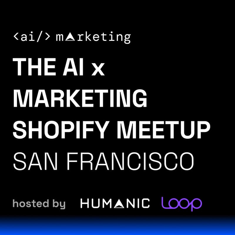 Cover Image for AI x Marketing Shopify Meetup