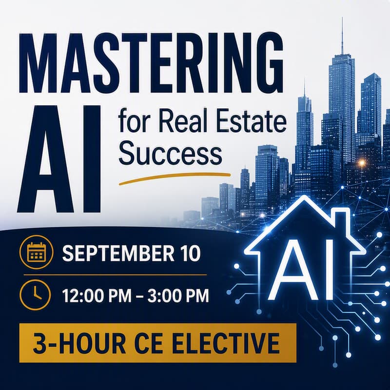 Cover Image for MASTERING AI for Real Estate Success
