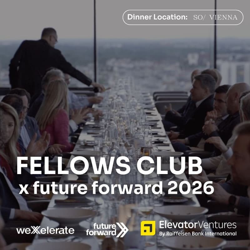 Cover Image for weXelerate FELLOWS CLUB x future forward speakers dinner