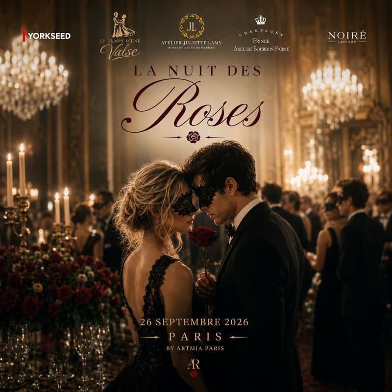 Cover Image for La Nuit des Roses — Paris Fashion Tech & Masquerade Ball (Presented by Yorkseed & Artmia)